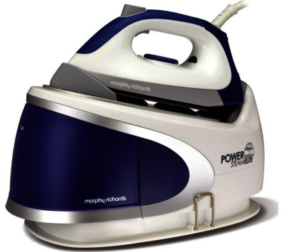 Morphy Richards Power Steam Elite 330007 Steam Generator Iron - White & Blue